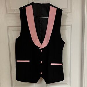 Black and Pink Men's Vest